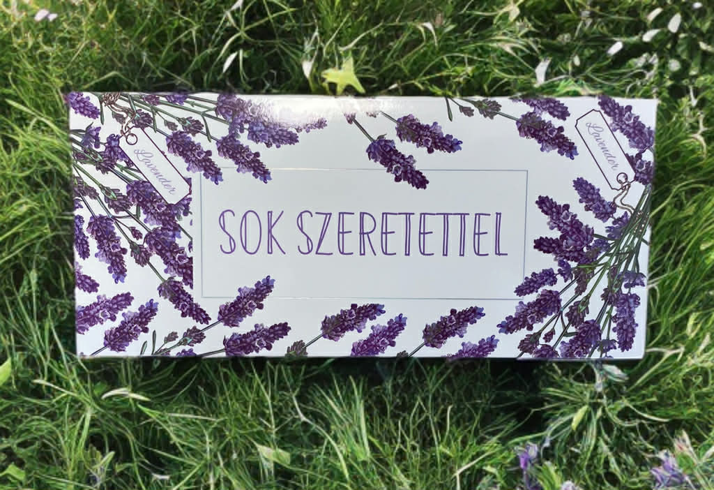 Ajándékkártya Sok szeretettel felirattal
