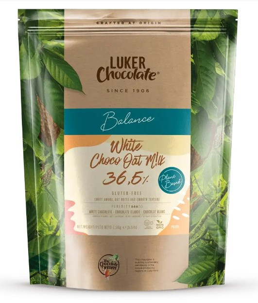 Luker Oat Milk White 36,5% Vegán csokoládé 200g