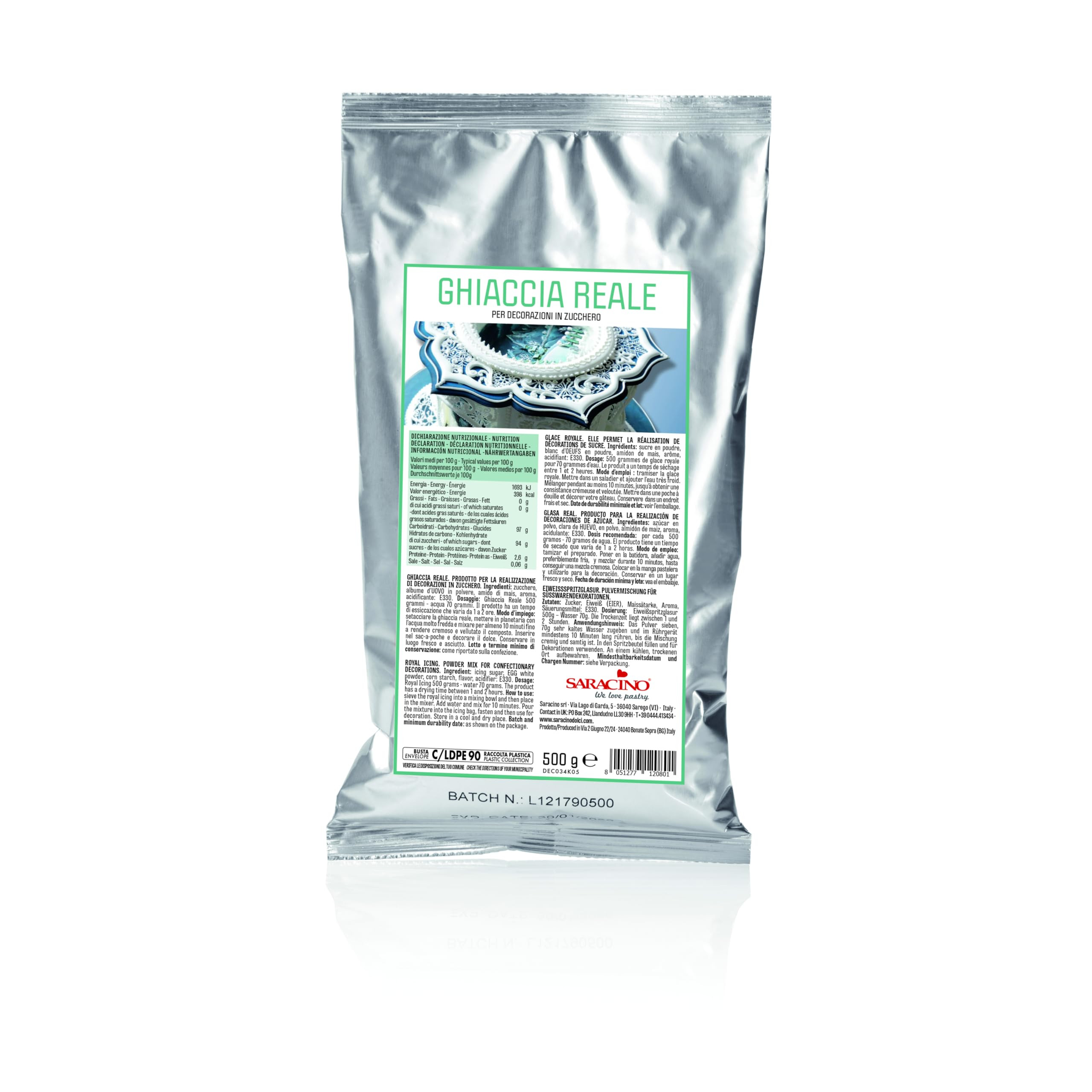 Saracino Royal Icing Cukormáz 500g