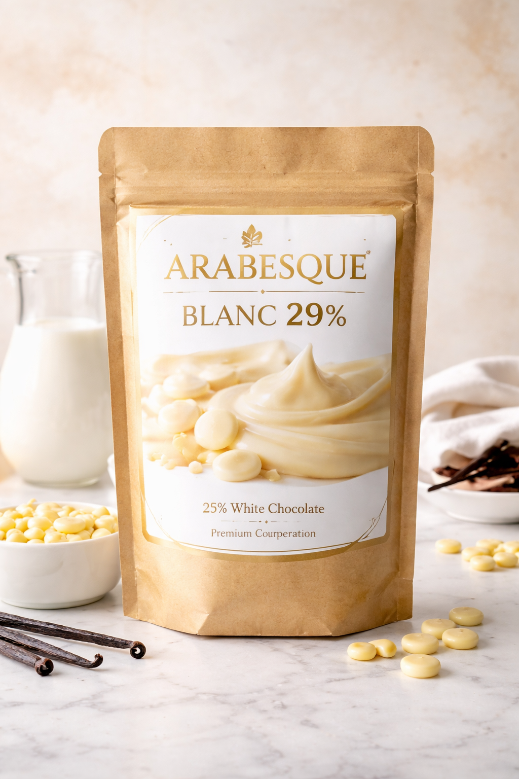 Arabesque Blanc 29 Fehércsokoládé 200g