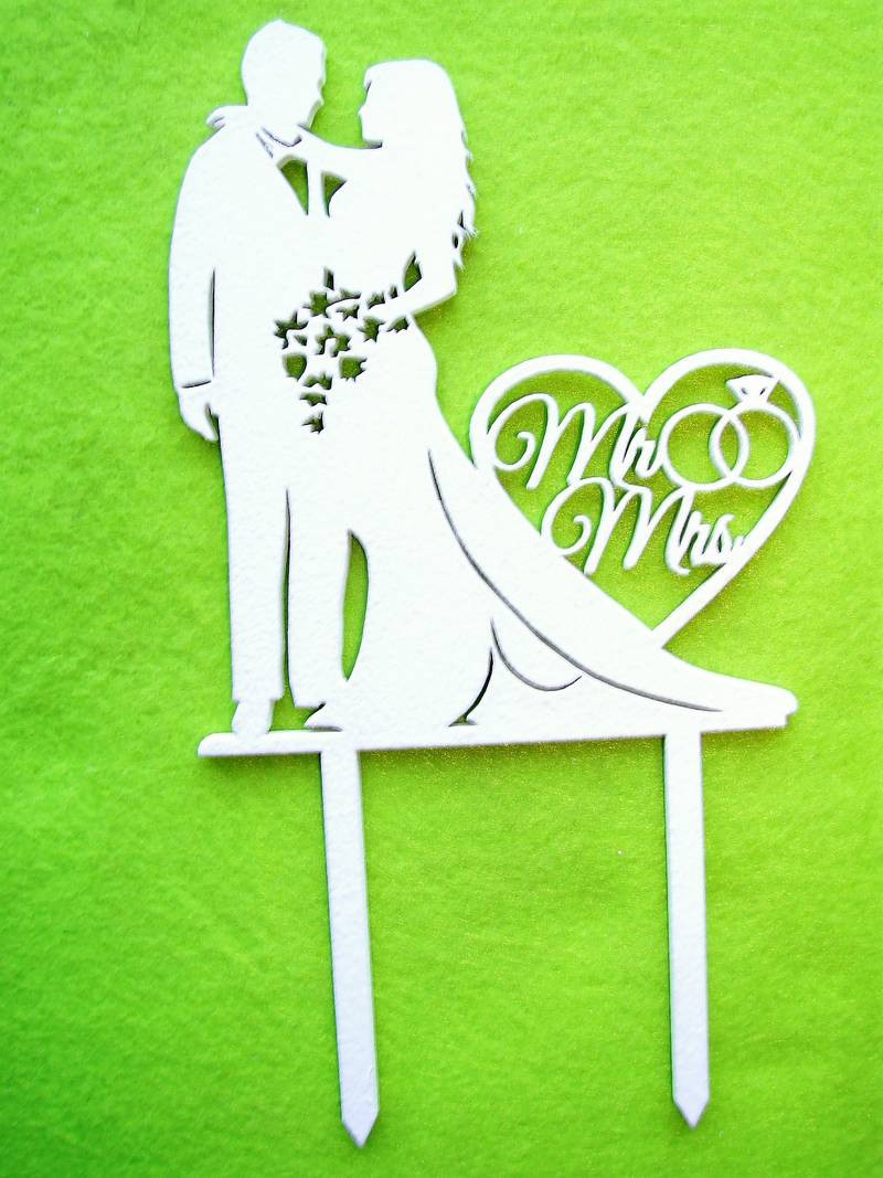 Esküvői beszúró, MR & MRS esküvői pár