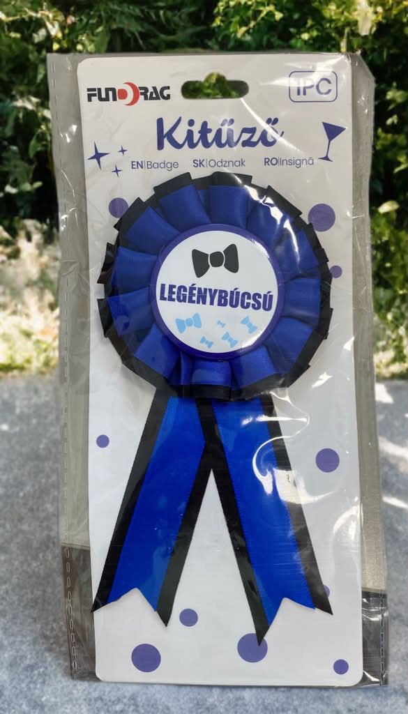 Legénybúcsú kitűző 1 db/csomag