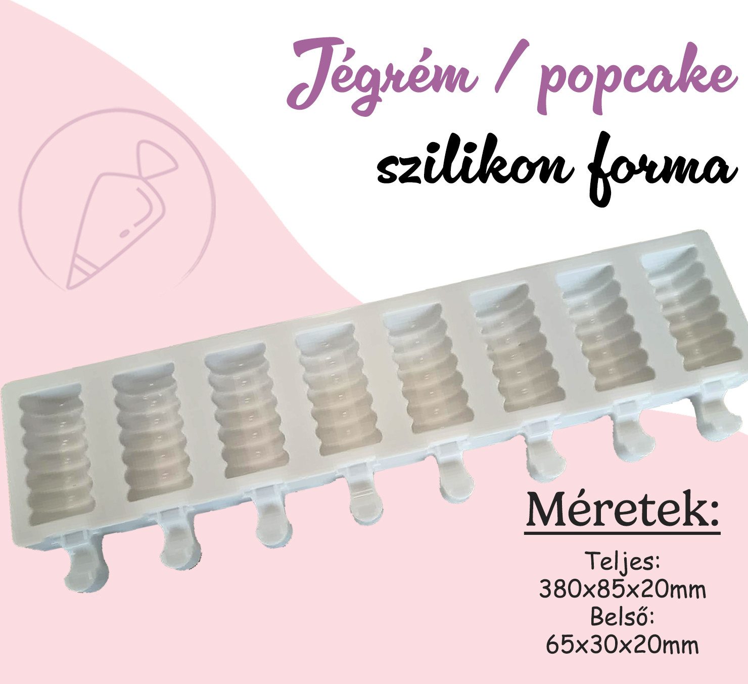 Jégkrém szilikon forma
