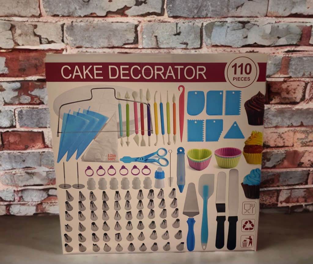 Cukrász tortadekorációs szett 110 darabos