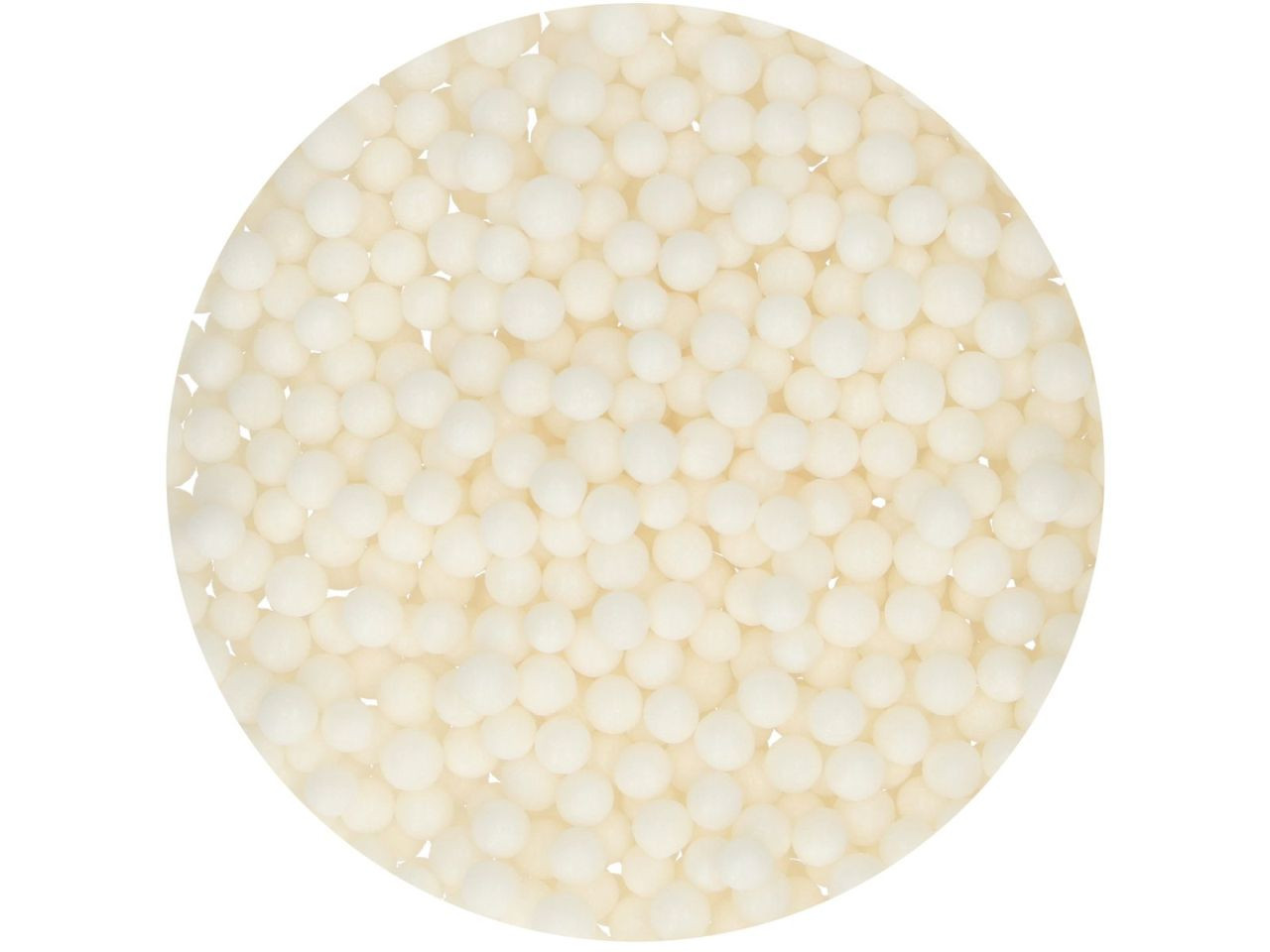 FunCakes 4mm Fehér gyöngyök 60g