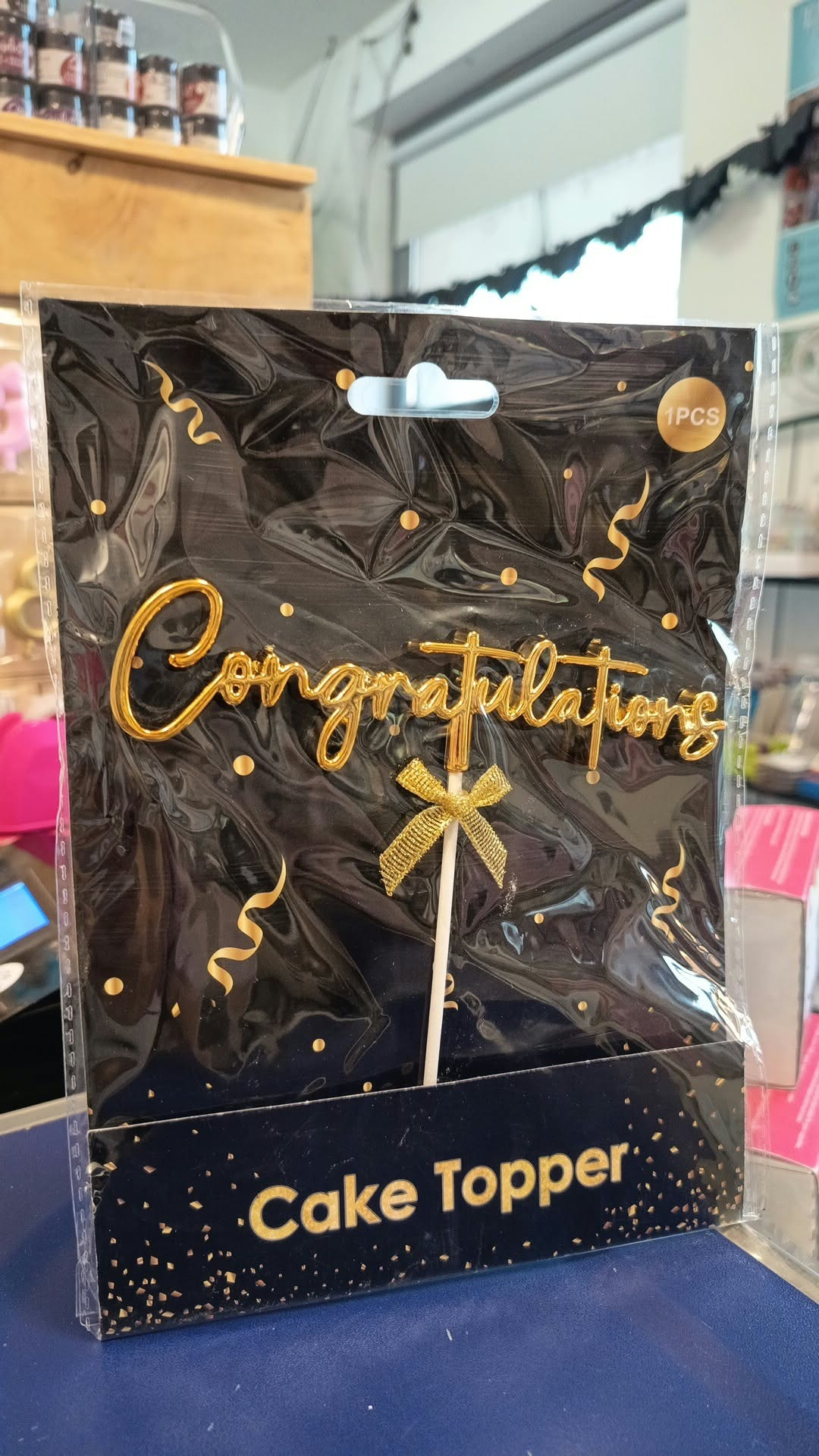 Congratulation Akril tábla arany és ezüst színben