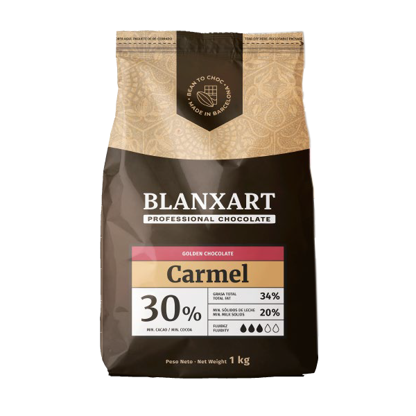 Blanxart Carmel karamellizált fehér csokoládé 30%, 1 kg