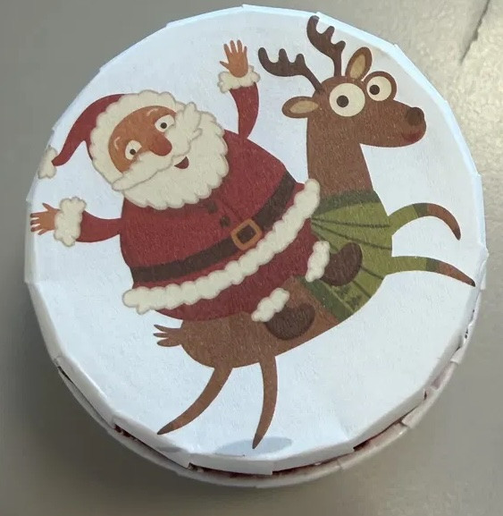 Karácsonyi muffin sütőpohár, merevfalú papír – 3 minta