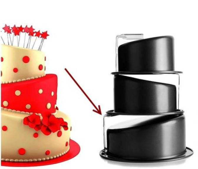PME Topsy Turvy - ferde tortaforma 15cm