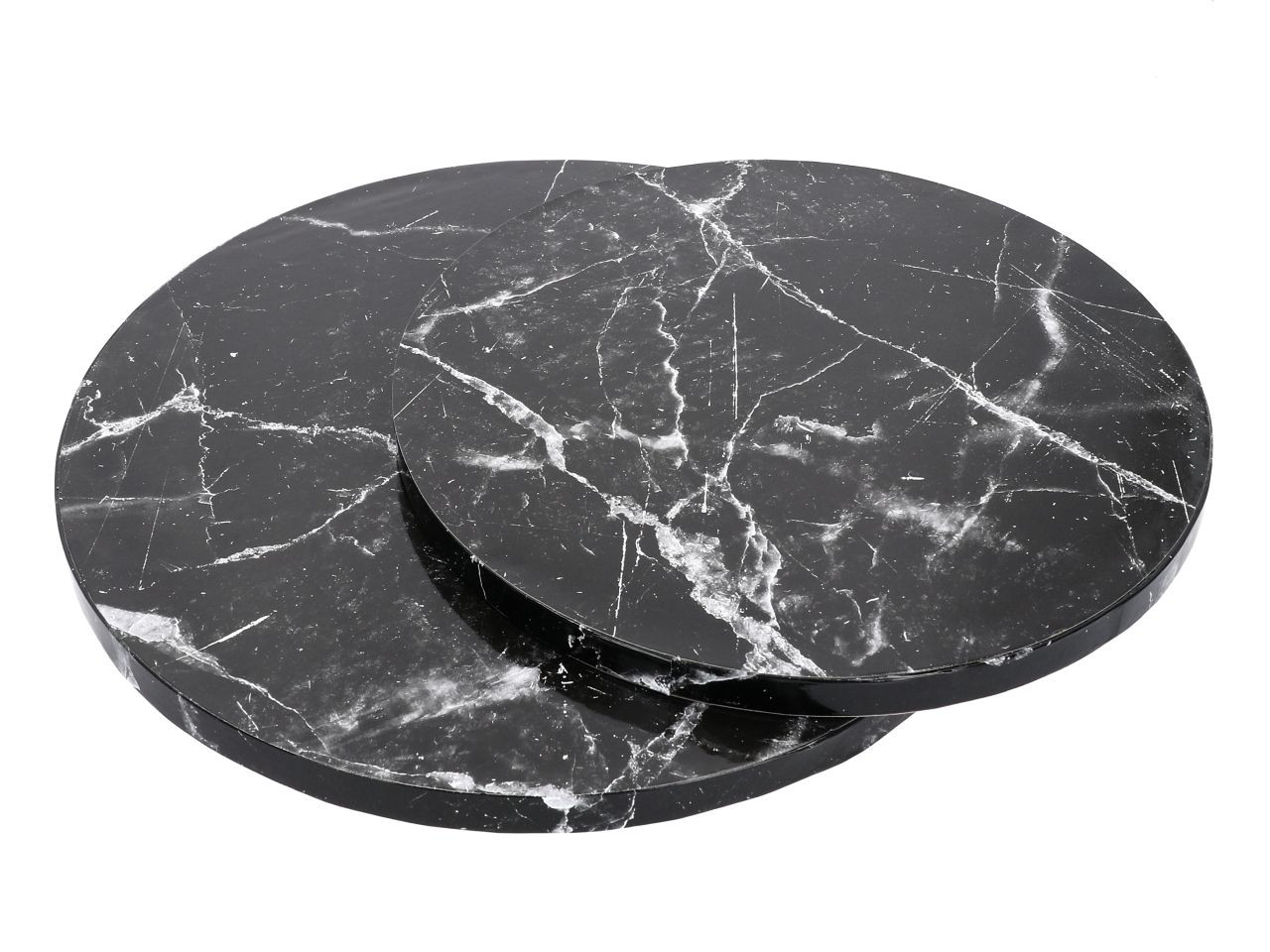Tortadob Fekete márványmintás 30cm
