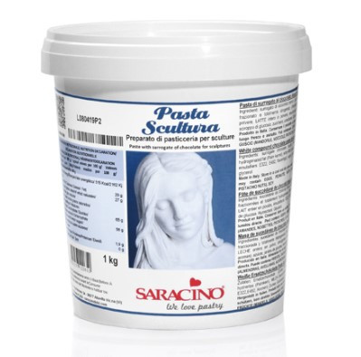 Saracino modellező csokoládé szobrász massza (Pasta Scultura) 1kg