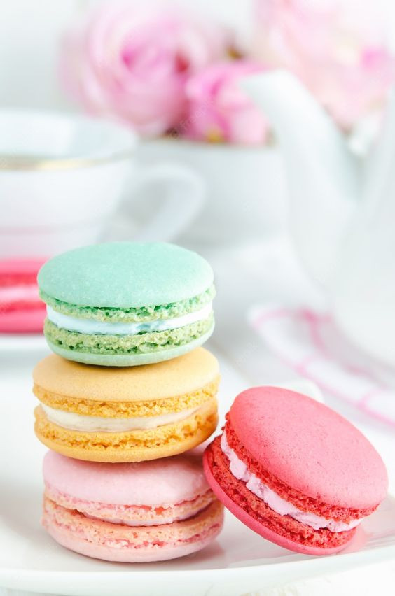 Macaron fehér ablakos doboz (6dbos)