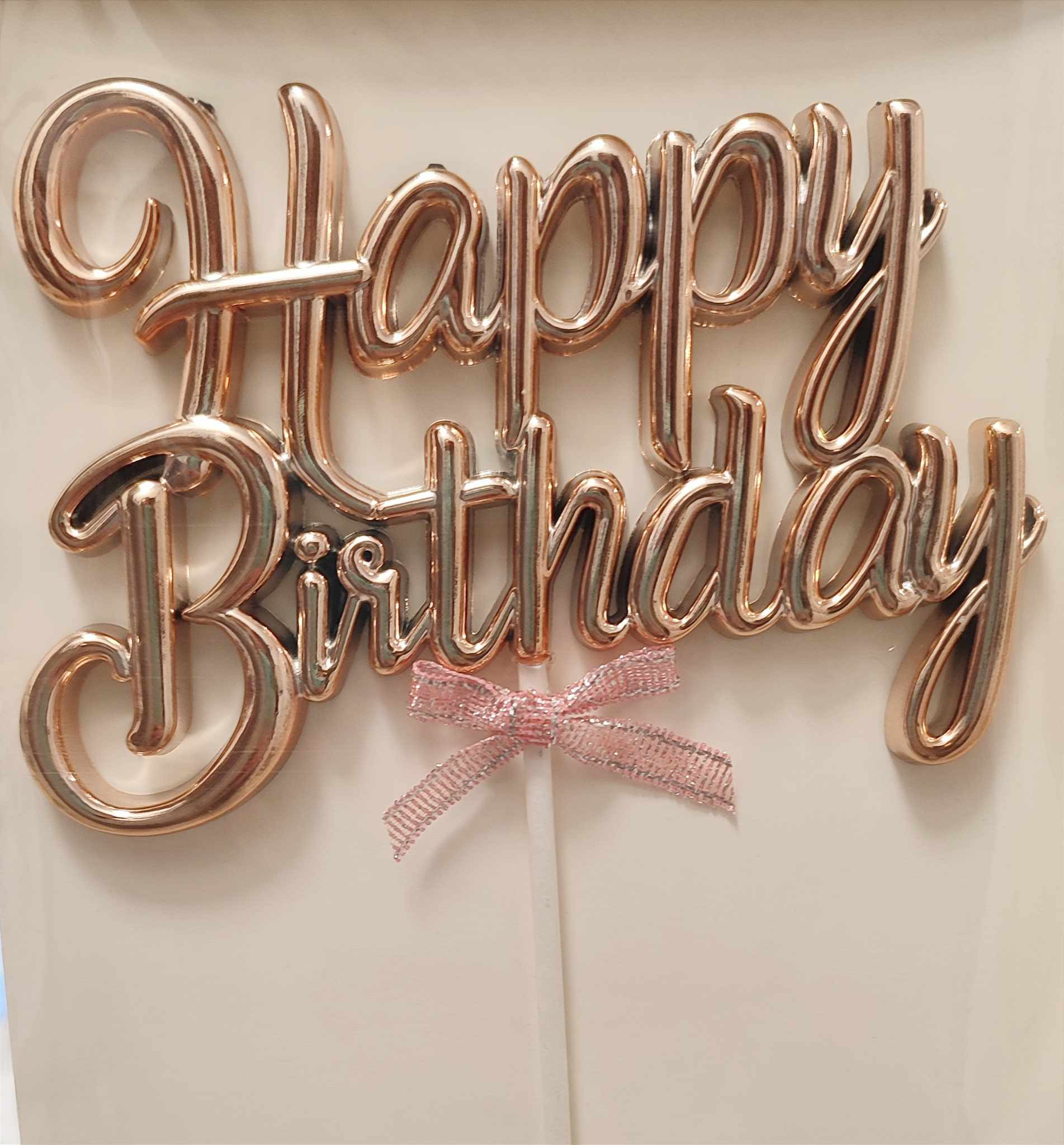 Szülinapi Happy Birthday torta beszúró díszek