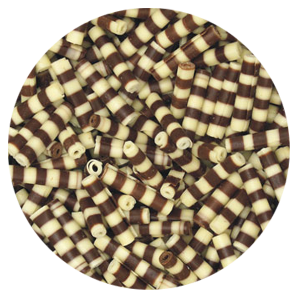 HR csíkos csokirúd 100g kiszerelésben (4 cm)