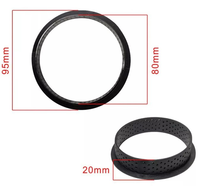 Tarte Kerek forma 6db-os desszert gyűrű