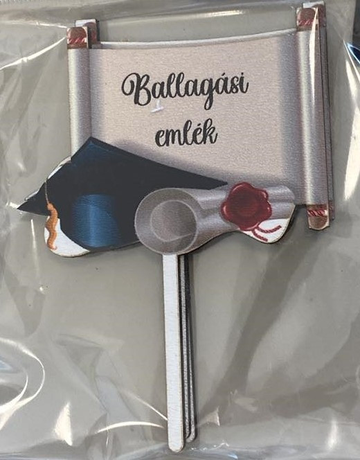 Ballagási emlék felirat beszúró
