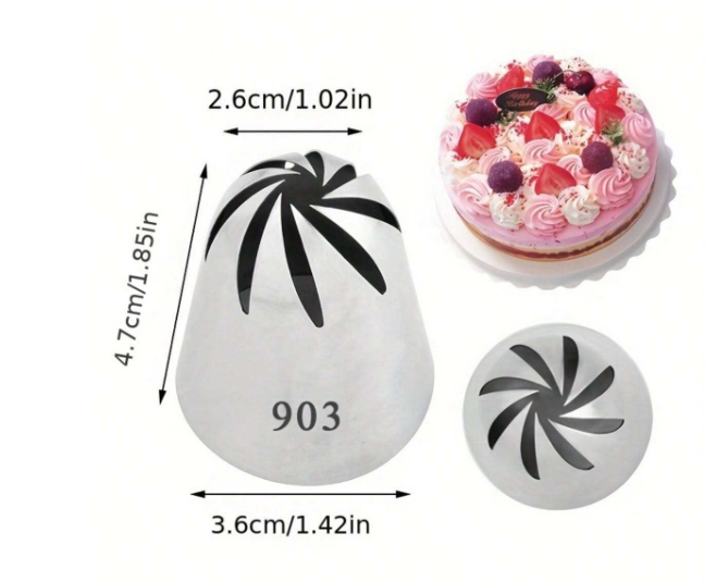 Díszítőcső - extra nagy csavart