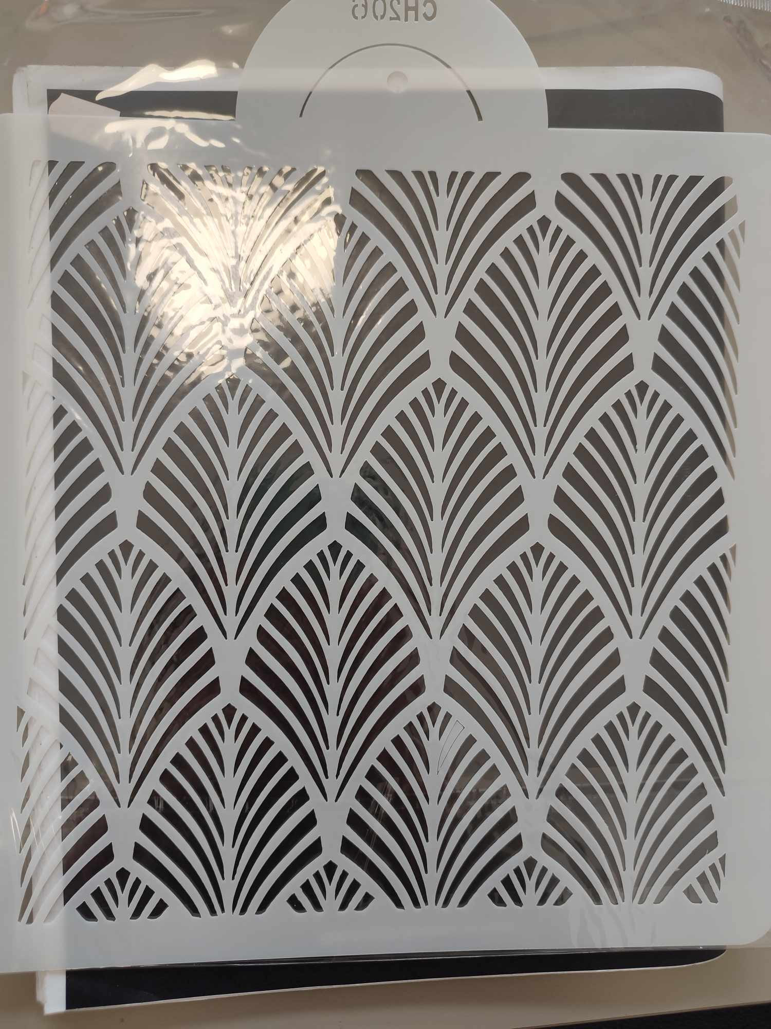 Pálma stencil 25x25cm