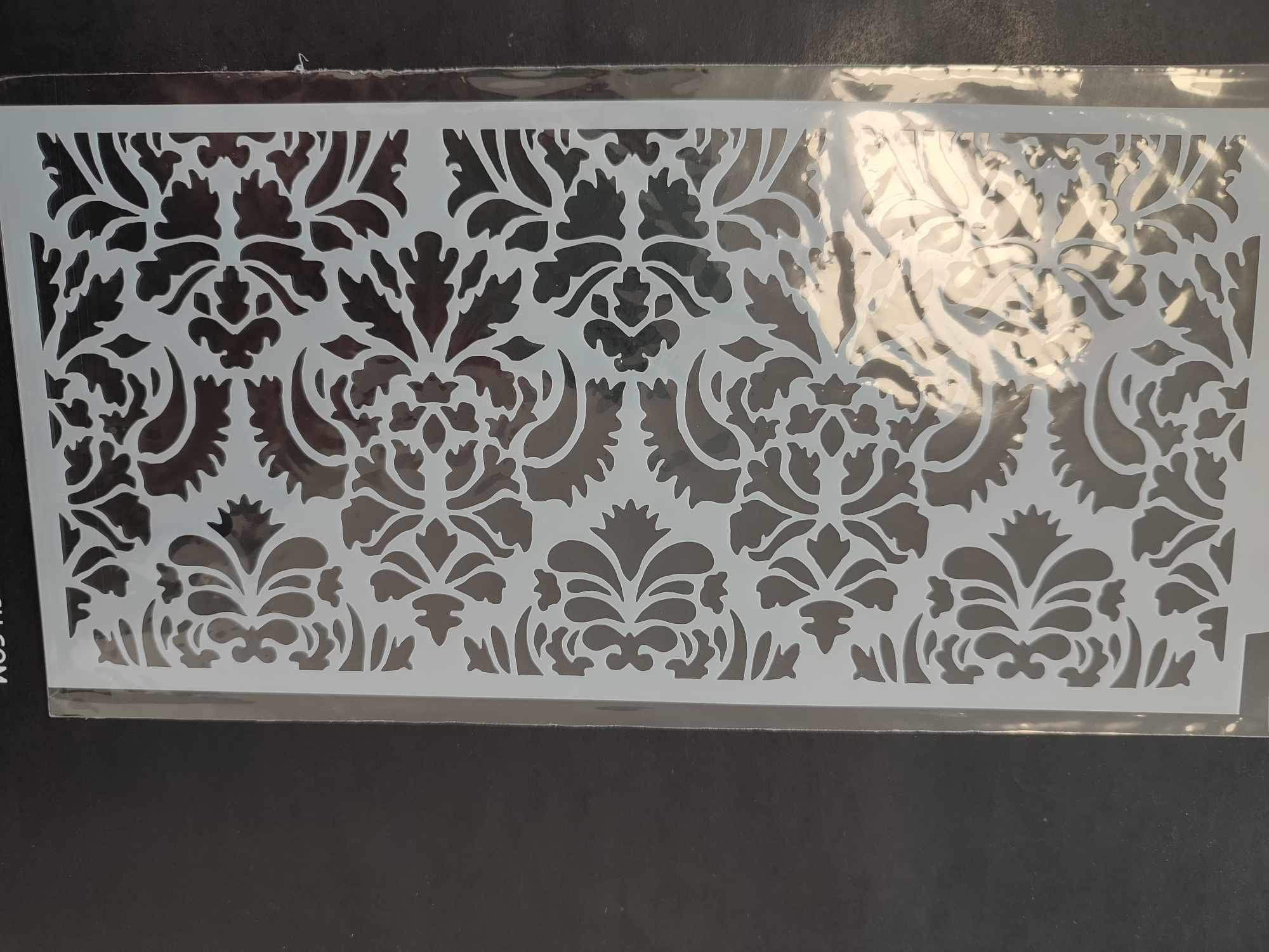 Damaszkuszi Stencil 1. 23x11cm