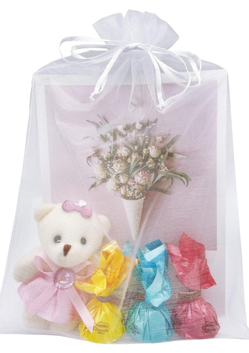 Organza tasakok nagy 23 x 17 cm