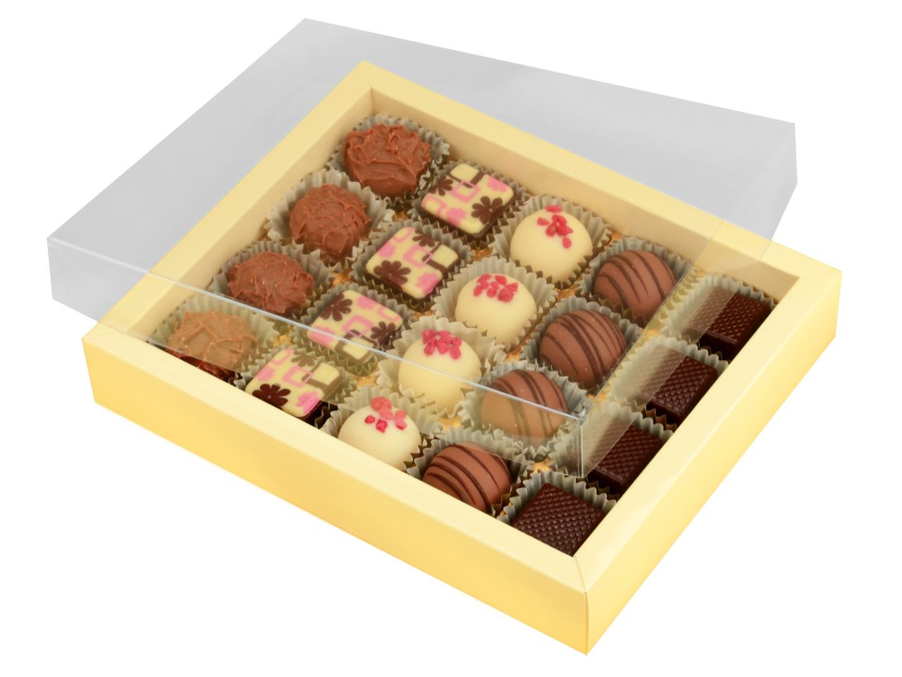 20 adagos Bonbon átlátszó díszdoboz