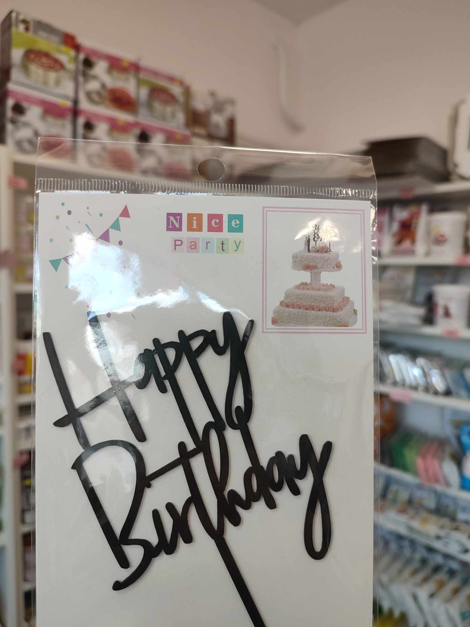 Happy Birthday Fekete Szülinapi beszúró