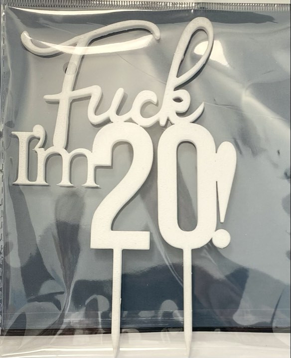Fuck I'm 20 Fafelirat fehér