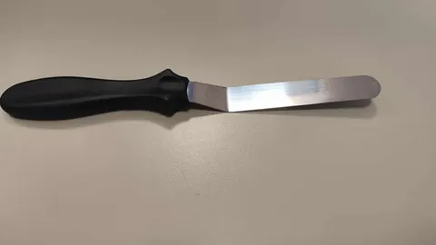 Cake palette knife 23.5cm black