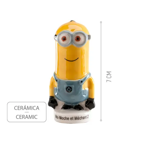 Minion Kevin kerámia tortadísz figura, 7 cm – Dekora